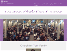 Tablet Screenshot of lawtonchristiancenter.org